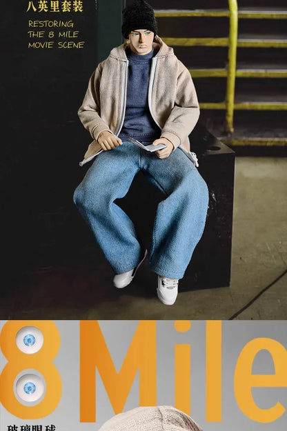Goon Original 1/6 Scale Trendy Rap god Eminem Set Suit 8 Mile Suit Action Figure