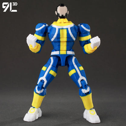 3D Printed Immortal Season 3 Action Figure - 1/12 Scale Invincible Anime Hero