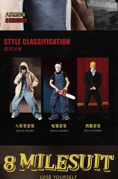 Goon Original 1/6 Scale Trendy Rap god Eminem Set Suit 8 Mile Suit Action Figure
