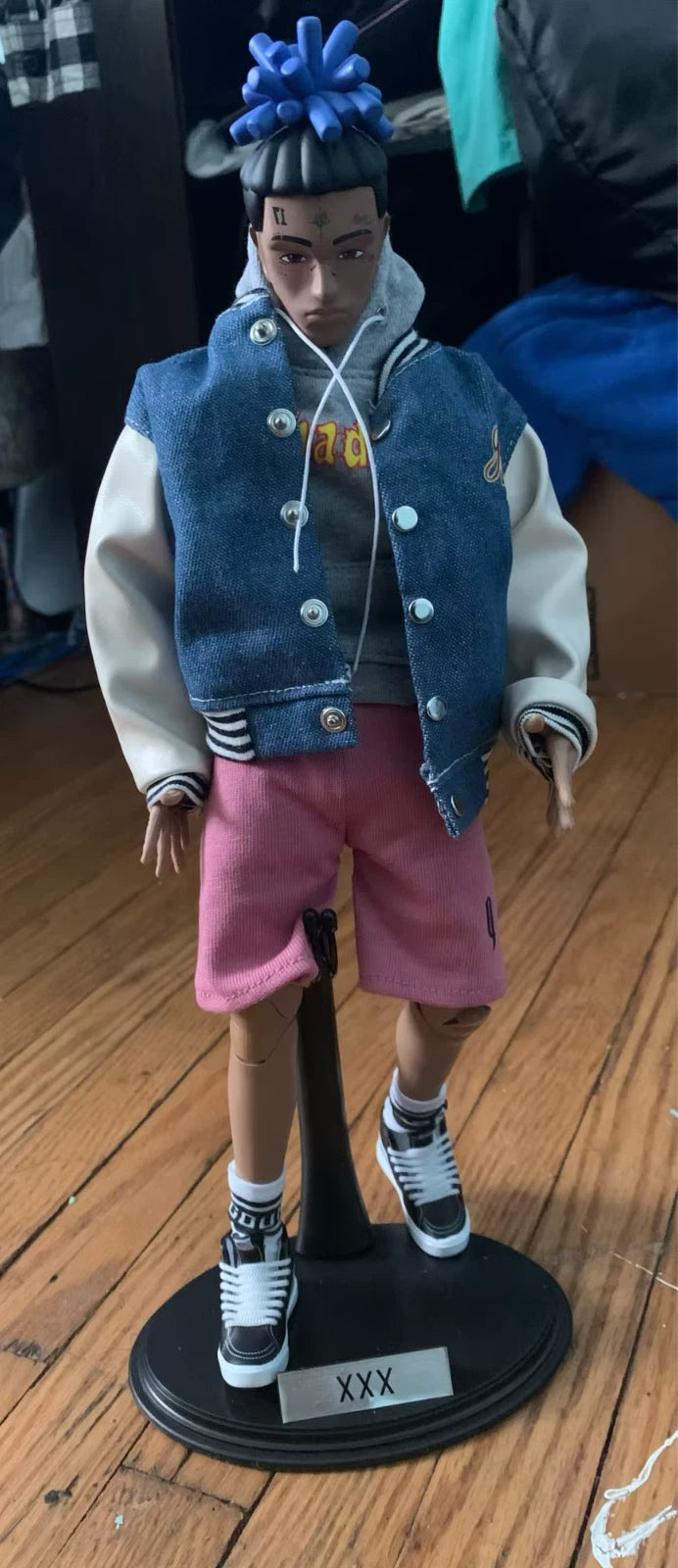 RIP XXXTENTACION RAP SAD! 12 Inch Action Figure Set 1/6 action 1/2 type Popstar Collection