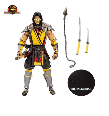 Mortal Kombat - Spawn Sub Zero & Scorpion 7" Articulated Action Figure Toys 1/10