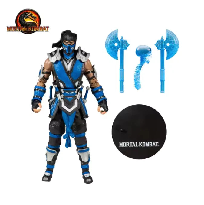 Mortal Kombat - Spawn Sub Zero & Scorpion 7" Articulated Action Figure Toys 1/10