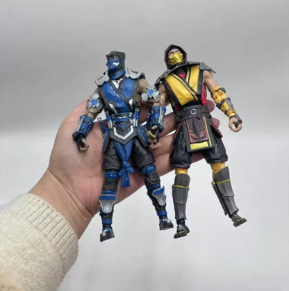 Mortal Kombat - Spawn Sub Zero & Scorpion 7" Articulated Action Figure Toys 1/10