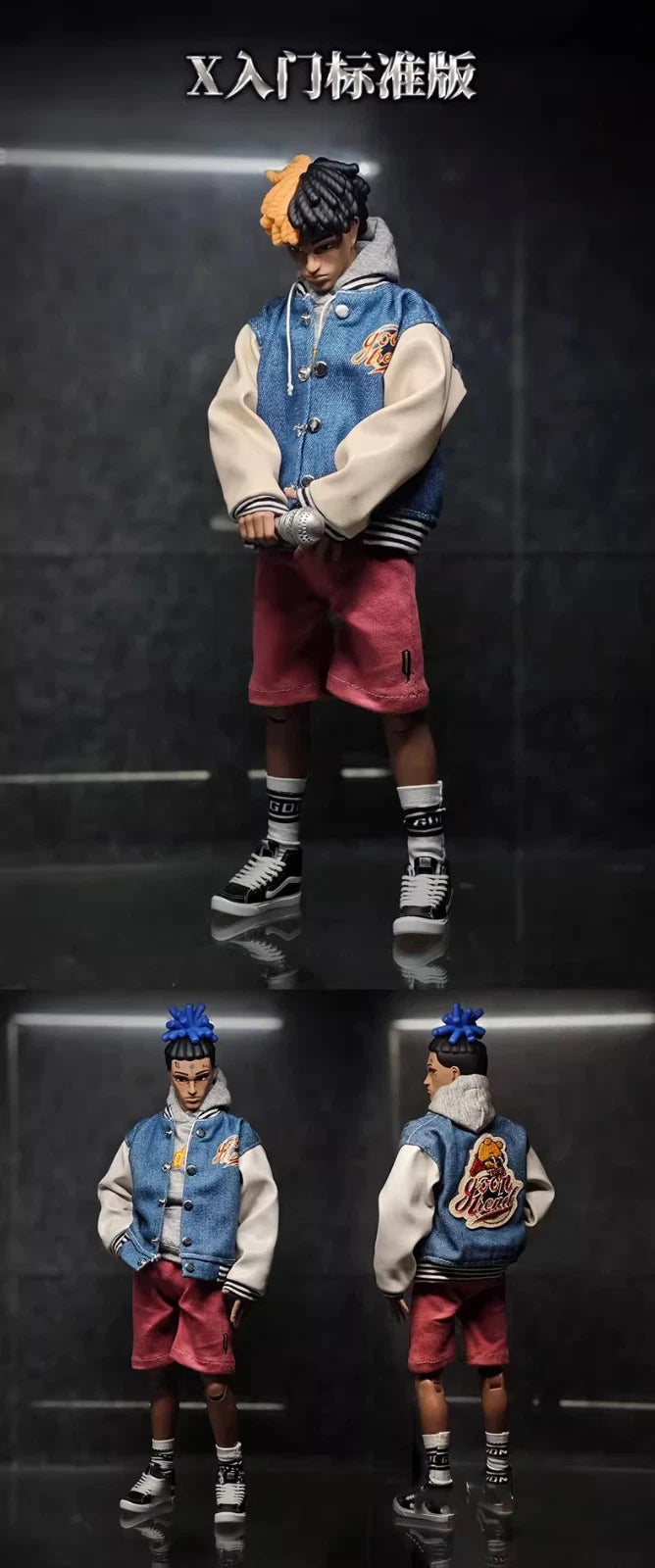 RIP XXXTENTACION RAP SAD! 12 Inch Action Figure Set 1/6 action 1/2 type Popstar Collection
