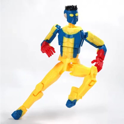 3D Printed Hooded Invincible Season 3 Action Figure - 1/12 Scale Villain Mark Grayson