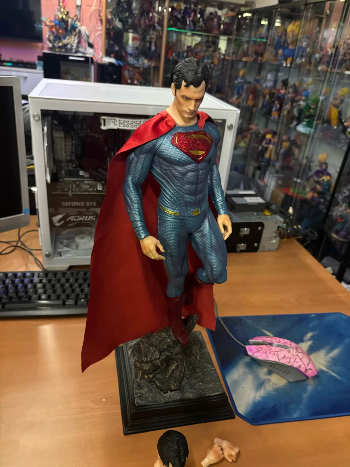 20" DC Justice League Man of Steel Superman Clark Kent 1/4 Scale Action Figure