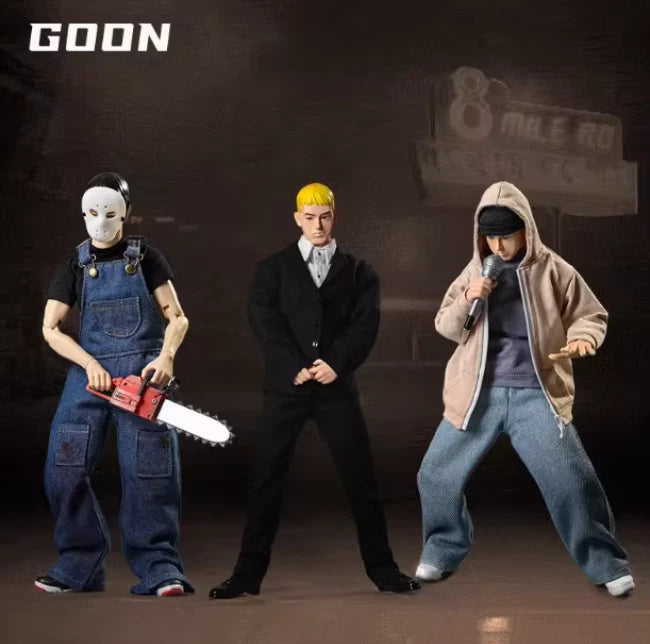 Goon Original 1/6 Scale Trendy Rap god Eminem Set Suit 8 Mile Suit Action Figure