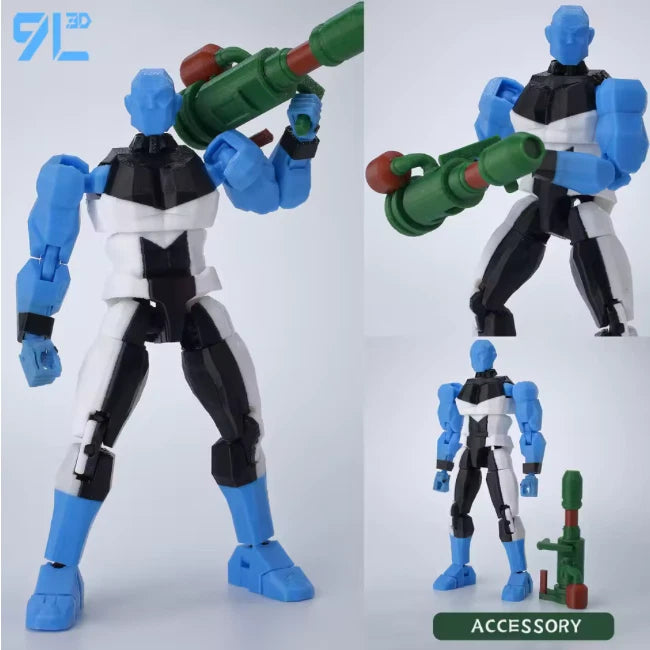 3D Printed 1/12 Anime Villain Mauler Twins Invincible S3 w/Gun Action Figure