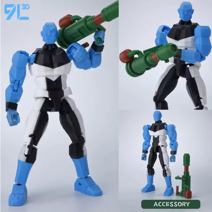 3D Printed 1/12 Anime Villain Mauler Twins Invincible S3 w/Gun Action Figure