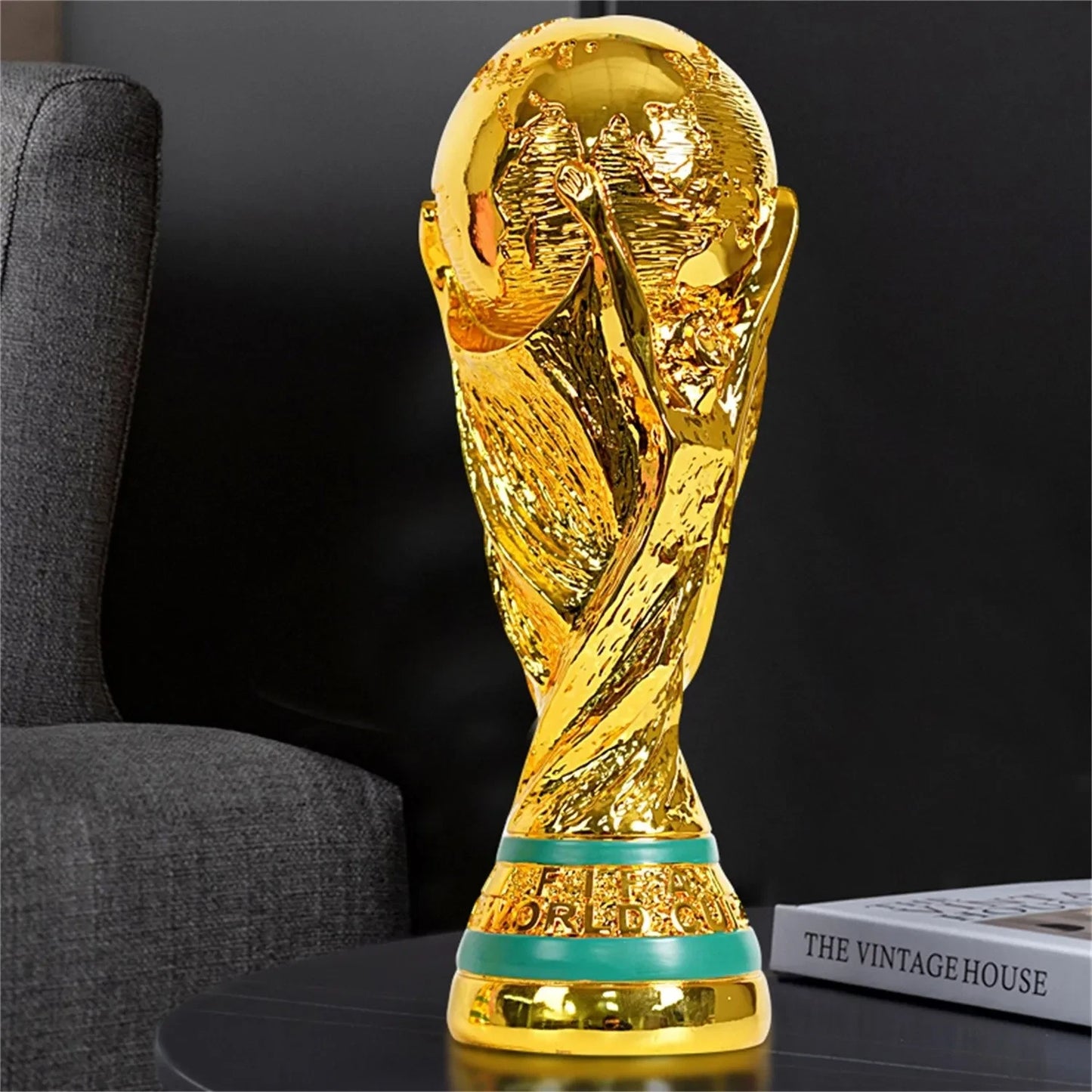 16" New Top Quality Resin 1:1 World Cup Football Trophy Full Size 2026 U.S CA ME