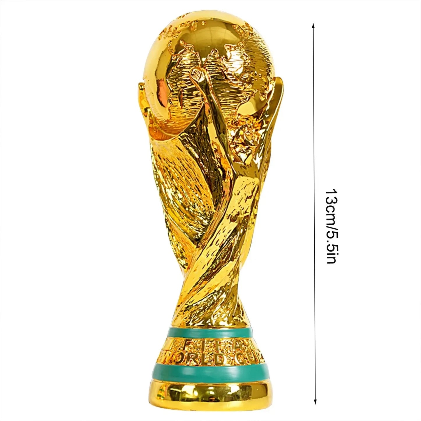 16" New Top Quality Resin 1:1 World Cup Football Trophy Full Size 2026 U.S CA ME
