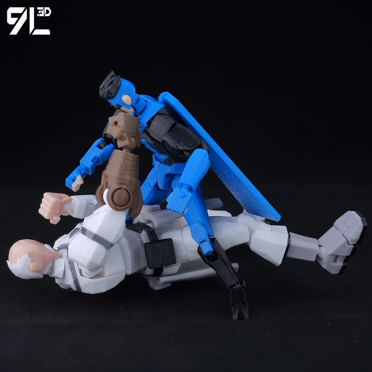 3D Printed Conquest Action Figure - Multi-Jointed Movable Invincible Villain Anime
