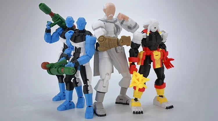 3D Printed 1/12 Anime Villain Mauler Twins Invincible S3 w/Gun Action Figure