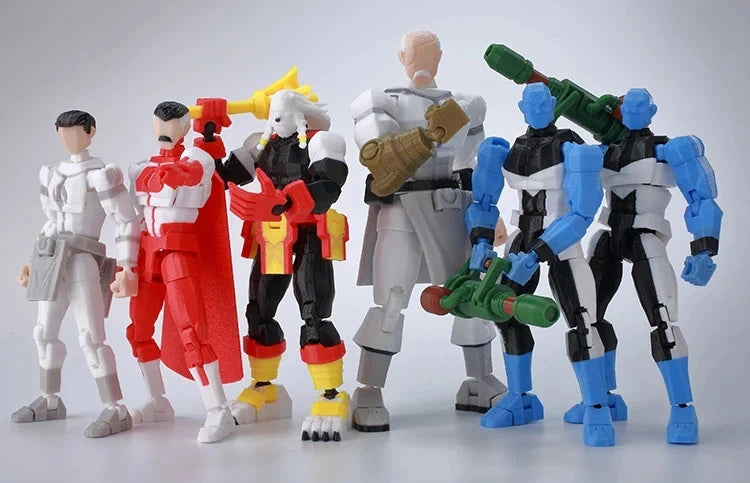 3D Printed 1/12 Anime Villain Mauler Twins Invincible S3 w/Gun Action Figure