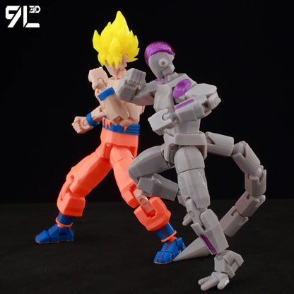 3D Printed 5.5in Anime Figure Dragon Ball DBZ Frieza Action Figure Toy Statue