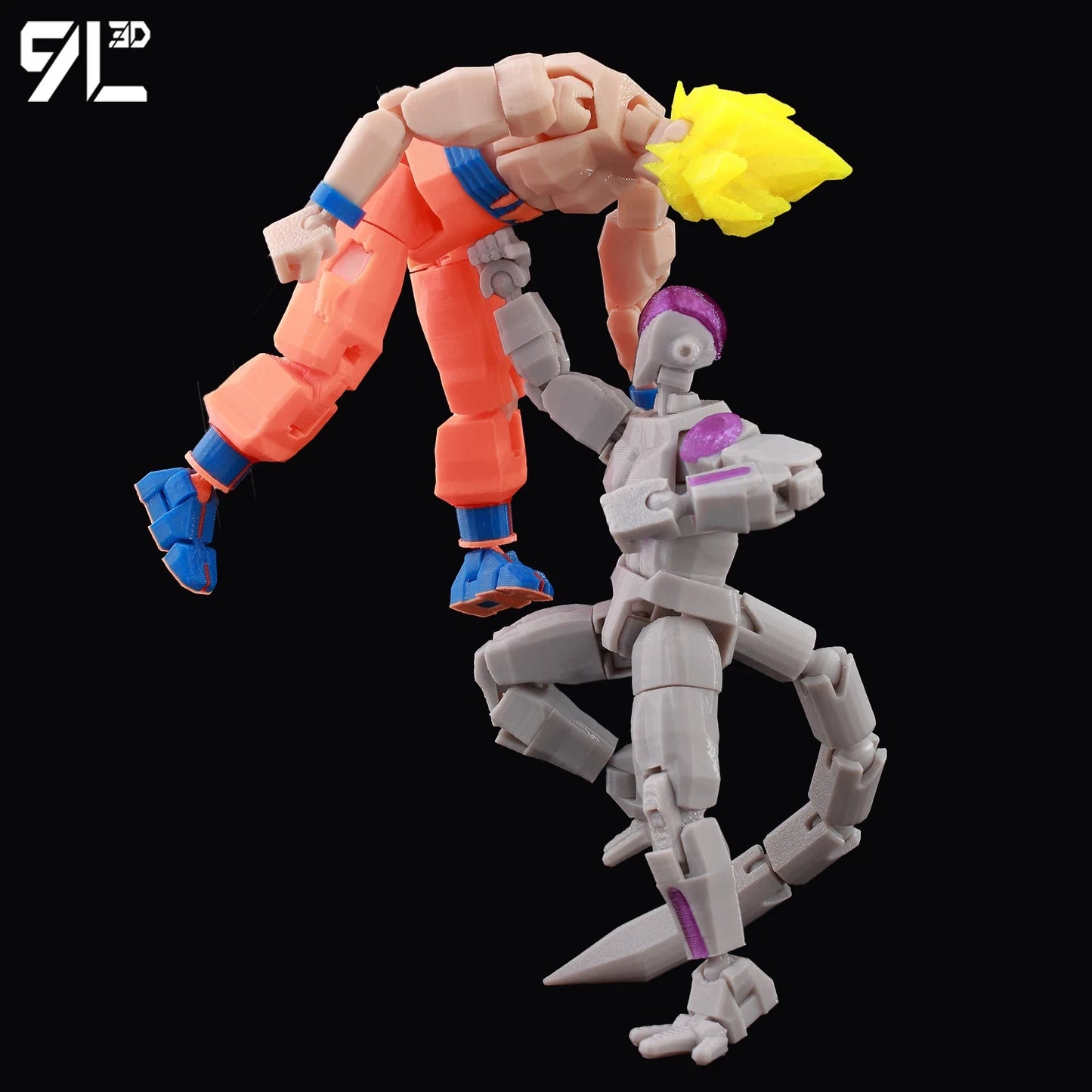 3D Printed 5.5in Anime Figure Dragon Ball DBZ Frieza Action Figure Toy Statue