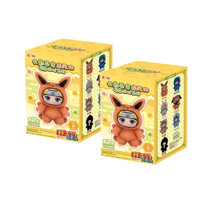 EAKI Naruto Shippuden Party Series Plush Confirmed Blind Box Figure Gift Doll