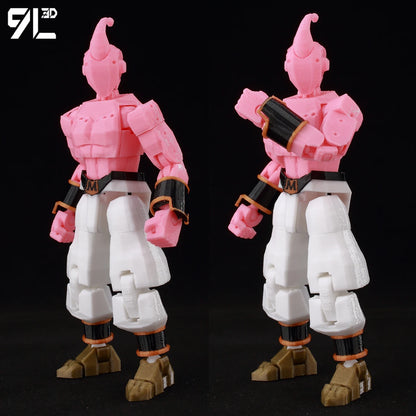 3D Printed 5.5in Super Majin Buu Dragonball Z Model Anime Villain Action Figure