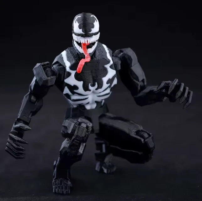 3D Printed 8" Venom Eddie Brock Carnage Marvel Legends Action Figure Multi-Joint