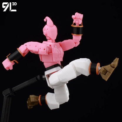 3D Printed 5.5in Super Majin Buu Dragonball Z Model Anime Villain Action Figure