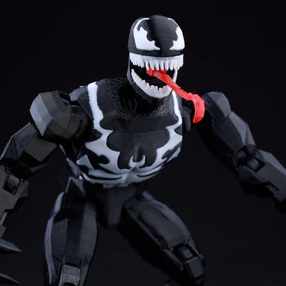 3D Printed 8" Venom Eddie Brock Carnage Marvel Legends Action Figure Multi-Joint