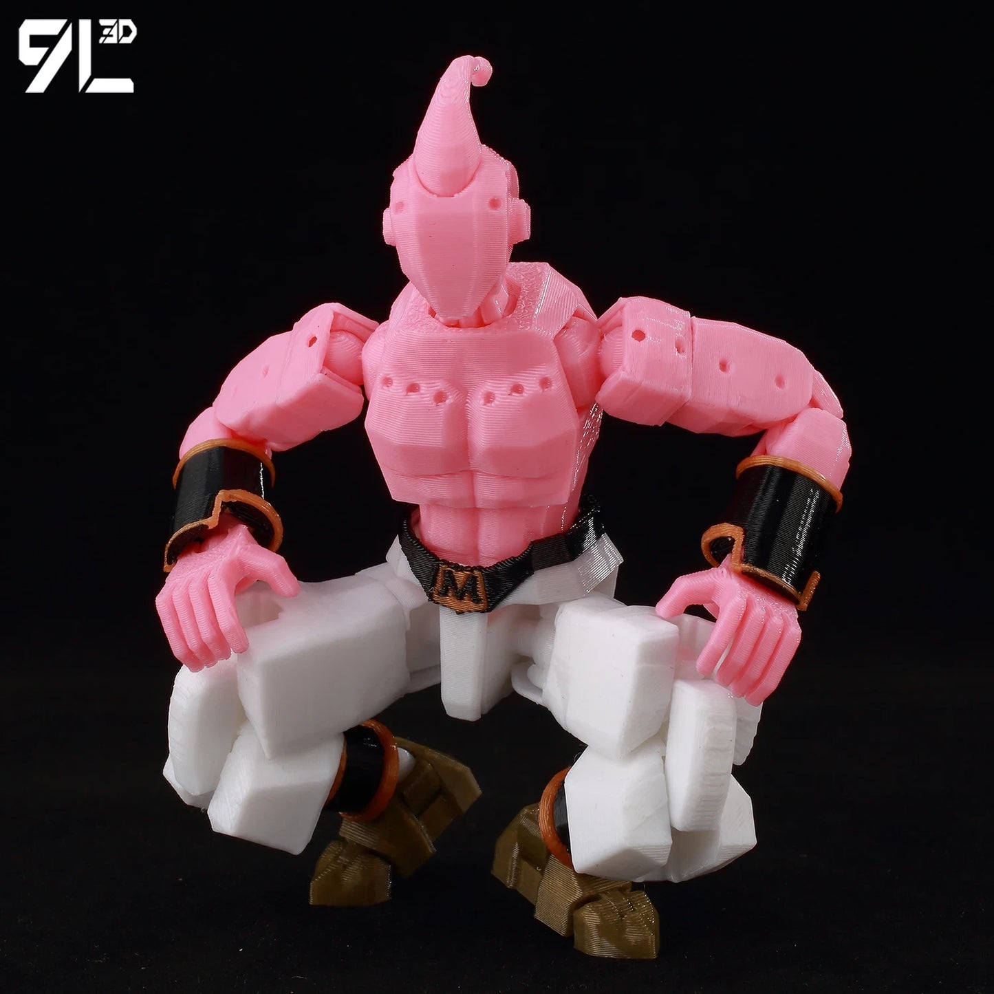 3D Printed 5.5in Super Majin Buu Dragonball Z Model Anime Villain Action Figure