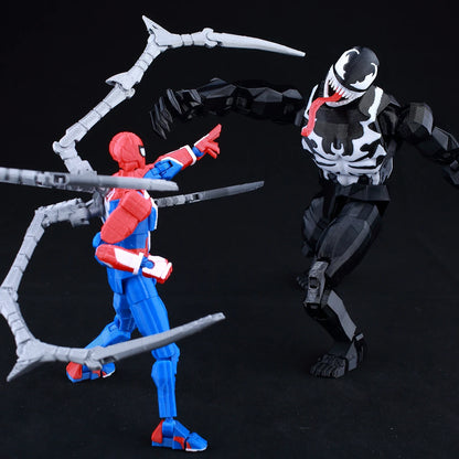 3D Printed Spider-Man Ironspider Action Figure Anime Dummy Model Multi-joint