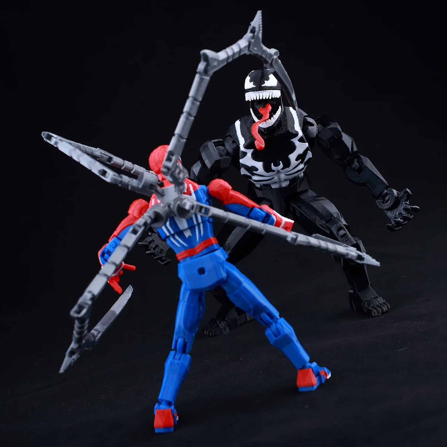 3D Printed 8" Venom Eddie Brock Carnage Marvel Legends Action Figure Multi-Joint