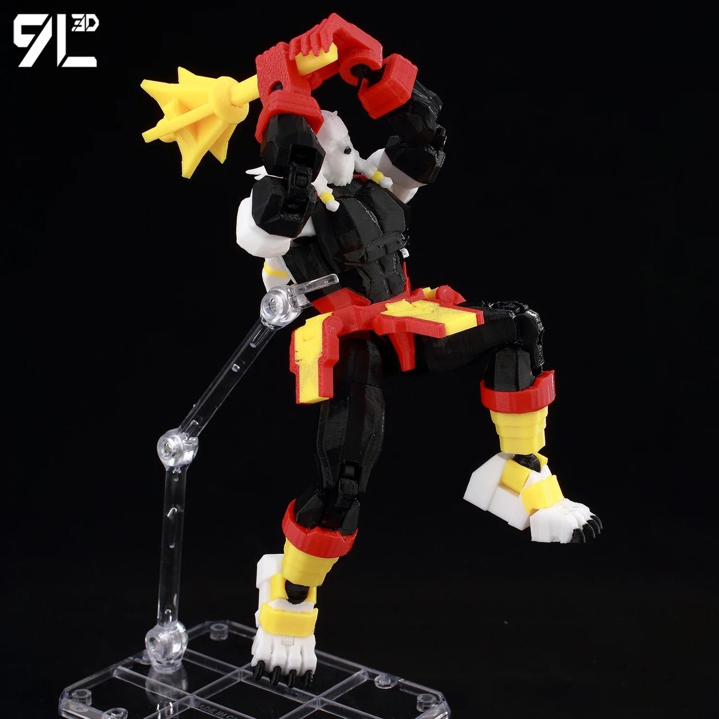 3D Printed 1/12 Anime Hero Battle Beast Invincible S3 w/Axe Action Figure
