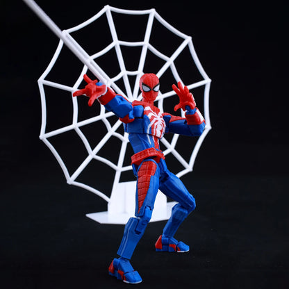 3D Printed Spider-Man Ironspider Action Figure Anime Dummy Model Multi-joint
