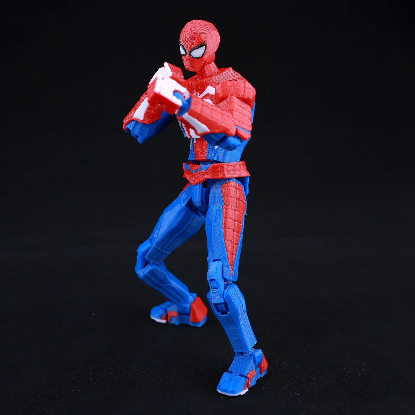 3D Printed Spider-Man Ironspider Action Figure Anime Dummy Model Multi-joint