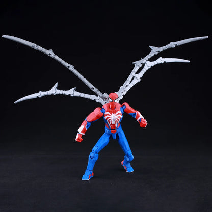 3D Printed Spider-Man Ironspider Action Figure Anime Dummy Model Multi-joint