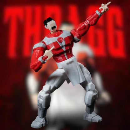 3D Printed Thragg Action Figure - Multi-Jointed Movable Invincible Villain Anime