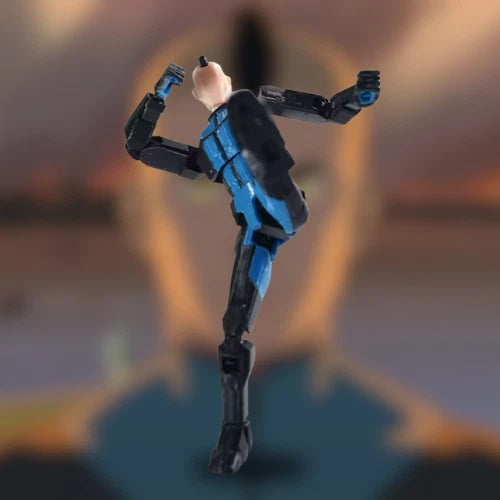 3D Printed Mohawk Invincible Season 3 Action Figure - 1/12 Scale Villain Mark Grayson