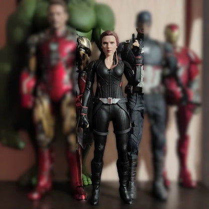 12" Empire Toys 1/6 Scale Marvel Avengers Black Widow Natasha Romanoff Action Figure