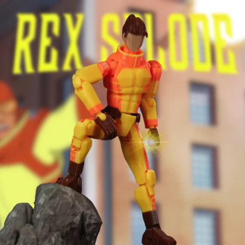 3D Printed 5.5" Superhero Invincible S3 Rex Splode Action Figure Multi-Joint