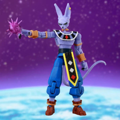 3D Printed Dragon Ball Super Beerus Action Figure Anime God of Destruction Model